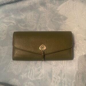Kate Spade Dark Green Leather Wallet